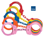 Model 750 Color Plated Chain Link Handcuffs